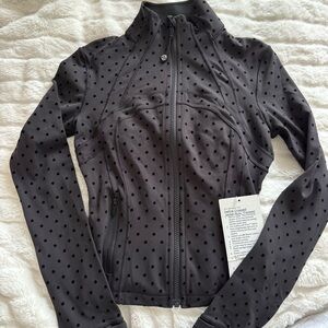lululemon polka flocked define jacket